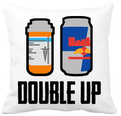 printfashion Double up - Párnahuzat, Díszpárnahuzat - Fehér (2311478)