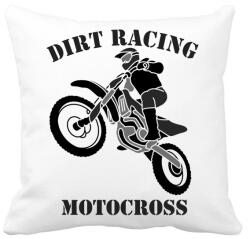 printfashion MOTOCROSS - Párnahuzat, Díszpárnahuzat - Fehér (4989161)