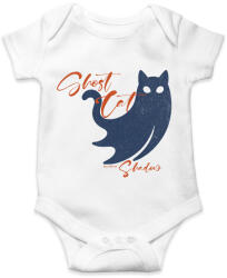 printfashion Ghost Cat Shadow - Baba Body - Fehér (16856431)