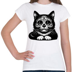 printfashion Macska - Női póló - Fehér (15321255)