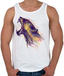 printfashion Fellobban - Férfi atléta - Fehér (112665)