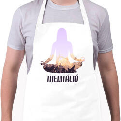printfashion Meditáció - Kötény - Fehér (6347995)