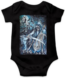 printfashion zenélő kaszás - Baba Body - Fekete (5680797)