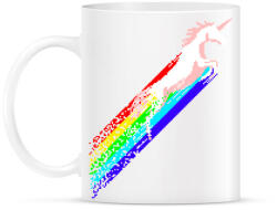 printfashion Pixel unicorn - Bögre - Fehér (788741)