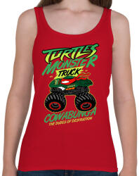 printfashion Monster Teknős - Női atléta - Cseresznyepiros (465516)