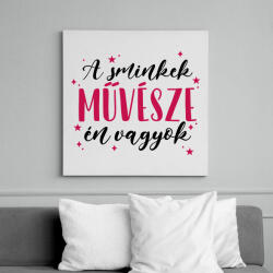 printfashion A sminkek művésze - Vászonkép - Fehér (8471794)
