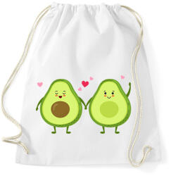 printfashion Avokádó pár - Sportzsák, Tornazsák - Fehér (11885997)
