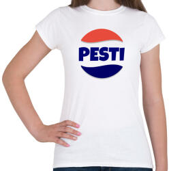 printfashion PESTI - Női póló - Fehér (10993141)