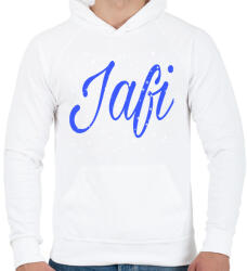 printfashion jafi csillagászat - Férfi kapucnis pulóver - Fehér (13298358)