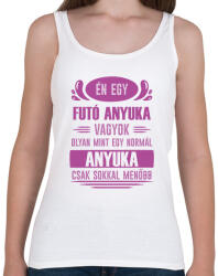 printfashion Futó anyuka - Női atléta - Fehér (7355043)