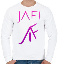 printfashion lila jafi - Férfi pulóver - Fehér (13380000)