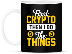 printfashion BITCOIN 4EVER 5 - Bögre - Fekete (6002518)