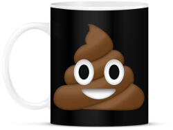 printfashion kaki emoji - Bögre - Fekete (2162383)