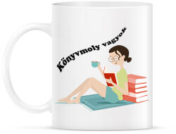 printfashion Könyvmoly - Bögre - Fehér (13893558)