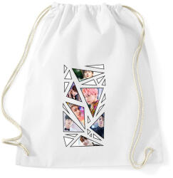 printfashion BTS - Sportzsák, Tornazsák - Fehér (2004878)