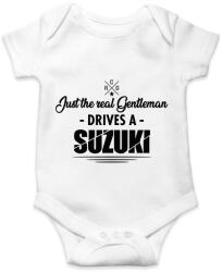 printfashion Just the real Gentleman - Suzuki - Baba Body - Fehér (4453780)