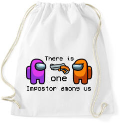 printfashion Among us - there is one impostor - Sportzsák, Tornazsák - Fehér (4340656)