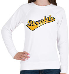 printfashion Riverdale logo - Női pulóver - Fehér (2863257)
