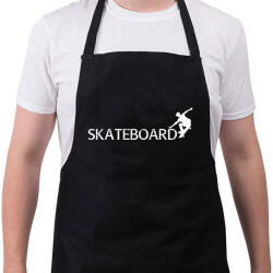 printfashion Skateboard - Kötény - Fekete (4934520)