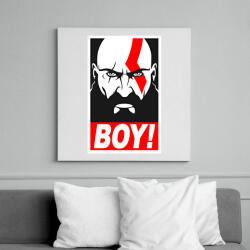 printfashion Boy - Vászonkép - Fehér (6623954)