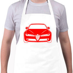 printfashion Alfa Romeo 159 005 - Kötény - Fehér (13005926)