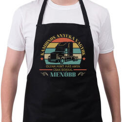 printfashion Kamionos menő anya - Kötény - Fekete (13021265)