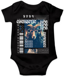 printfashion Aries - Streetwear style - Baba Body - Fekete (15686455)