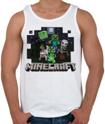 printfashion Minecraft - Férfi atléta - Fehér (493384)