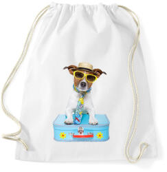 printfashion Jack Russel póló - Sportzsák, Tornazsák - Fehér (1008886)