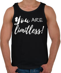 printfashion You're limitless - Férfi atléta - Fekete (2474379)