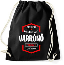 printfashion Varrónő prémium minőség - Sportzsák, Tornazsák - Fekete (1466941)