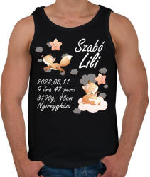 printfashion Rókás emlékörző - Férfi atléta - Fekete (10729391)