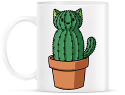 printfashion Cicás kaktusz - Bögre - Fehér (16077795)
