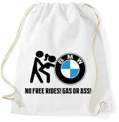 printfashion No free rides! - Sportzsák, Tornazsák - Fehér (14786219)