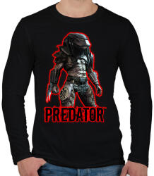 printfashion PREDATOR - Férfi hosszú ujjú póló - Fekete (13163648)