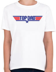 printfashion Top Dad - Gyerek póló - Fehér (7501952)