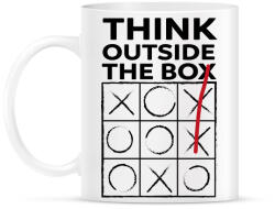 printfashion Think outside the BOX! - Bögre - Fehér (14792746)