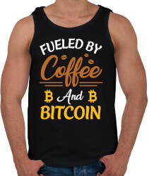 printfashion BITCOIN 4EVER - Férfi atléta - Fekete (5997696)