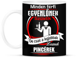 printfashion Legjobbak lesznek pincérek - Bögre - Fekete (1974910)