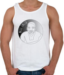 printfashion Will Smith - Vonalas - Férfi atléta - Fehér (7295042)