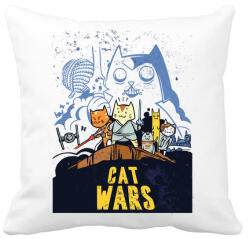 printfashion CATWARS - Párnahuzat, Díszpárnahuzat - Fehér (5102573)