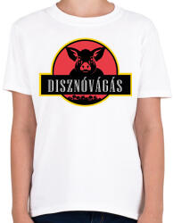 printfashion Disznóvágás - Gyerek póló - Fehér (11625945)