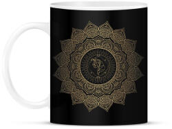 printfashion Unikornis mandala - Bögre - Fekete (14517150)