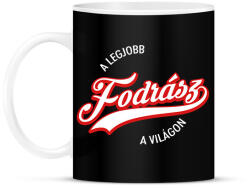 printfashion legjobb fodrász - Bögre - Fekete (1634344)