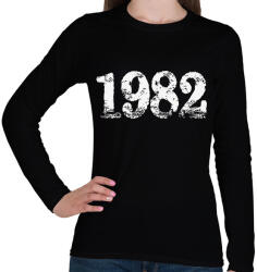 printfashion 1982 - Női hosszú ujjú póló - Fekete (6196432)