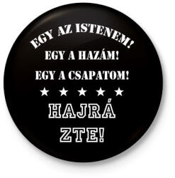 printfashion ZTE - Kitűző, hűtőmágnes - Fekete (3103745)