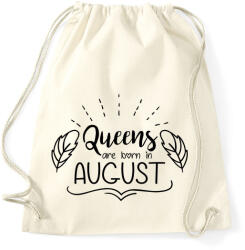 printfashion A királynők augusztusban születnek - Sportzsák, Tornazsák - Natúr (298928)