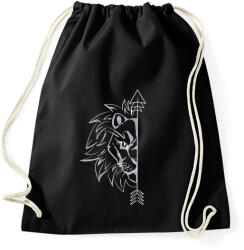 printfashion Oroszlán páros férfi 1 - Sportzsák, Tornazsák - Fekete (6079475)