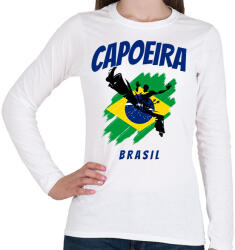 printfashion CAPOEIRA BRASIL - Női hosszú ujjú póló - Fehér (9427098)