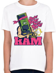 printfashion Rambo RAM - Gyerek póló - Fehér (10772494)